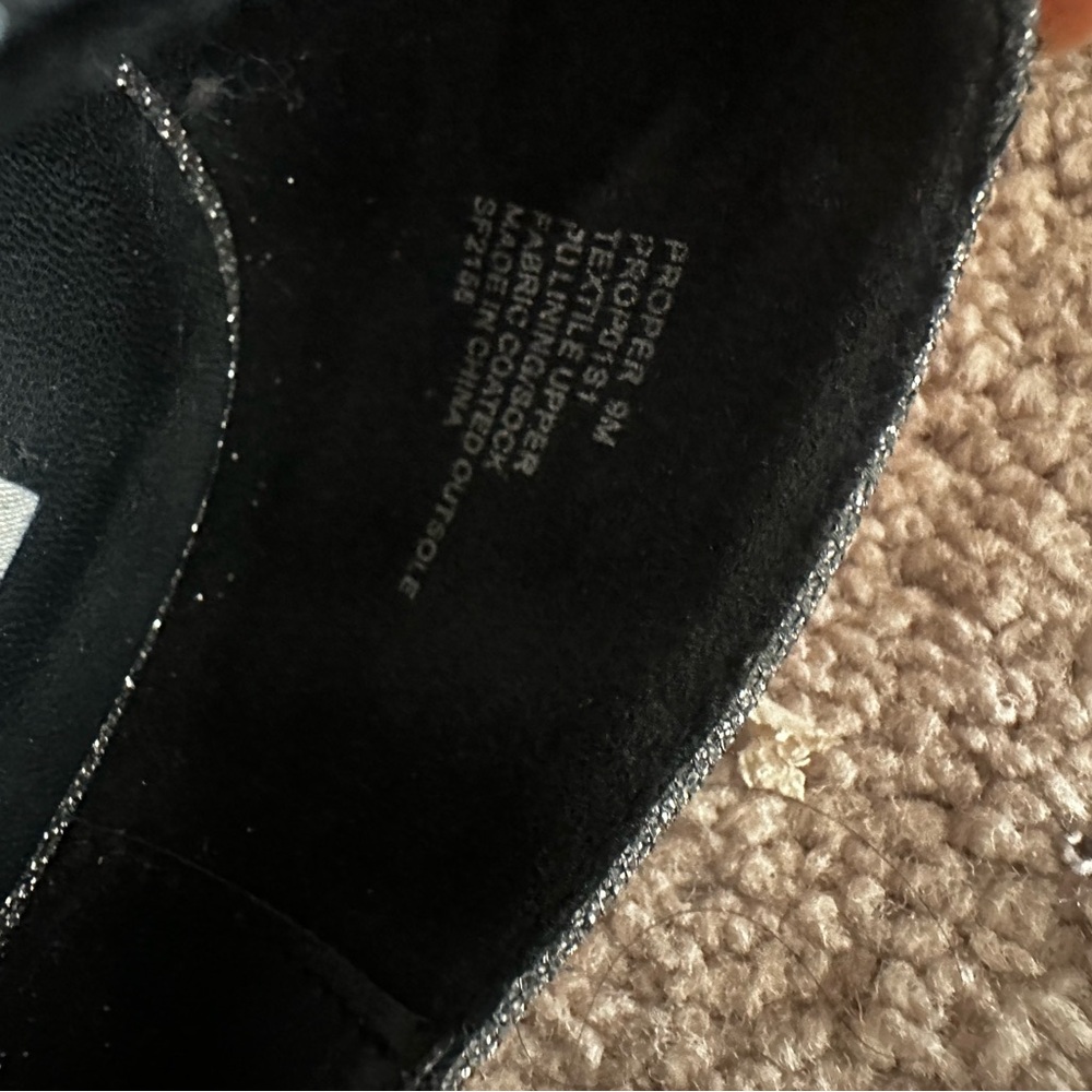 Propper Silver Rhinestone Heels - Picture 6 of 6